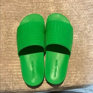 Bottega Veneta Men's Green Slides